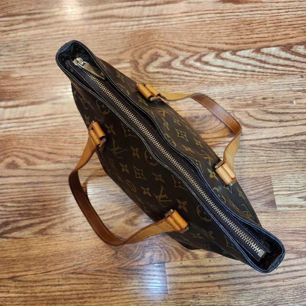 Louis Vuitton LV Monogram Cabas Piano Brown Tote Bag